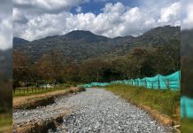 Avanzan las obras que le darán vida a la segunda entrada al municipio de Girardota - Girardota Hoy