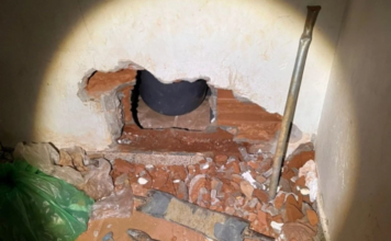 Por un hueco en la pared ocho presos se fugaron de la Estación de Policía de Girardota